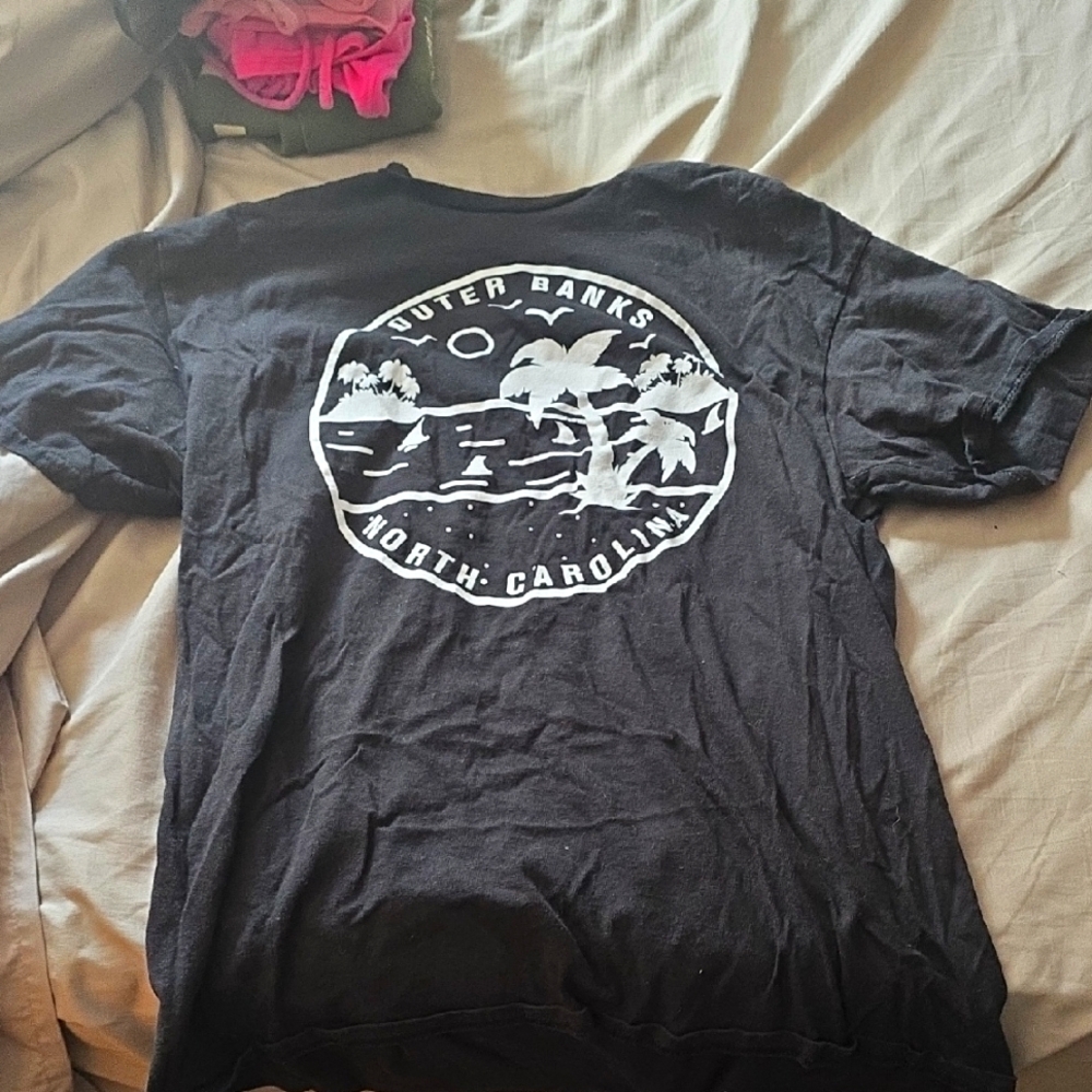 Outer Banks Graphic Black T-Shirt